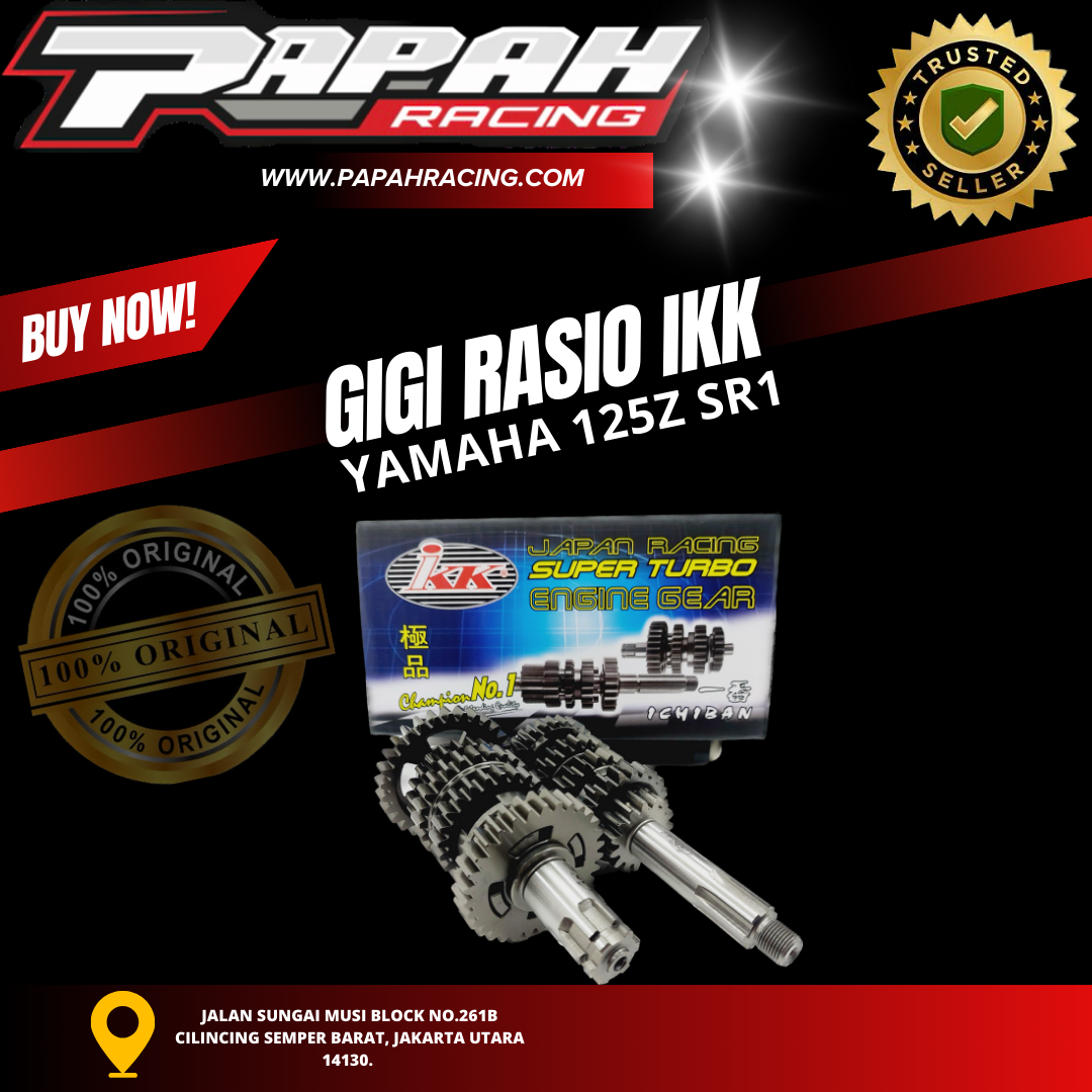 GIGI RASIO IKK YAMAHA 125Z SR-1 